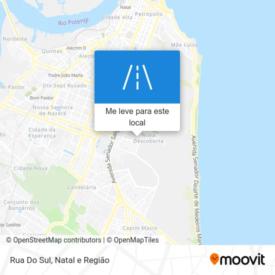 Rua Do Sul mapa