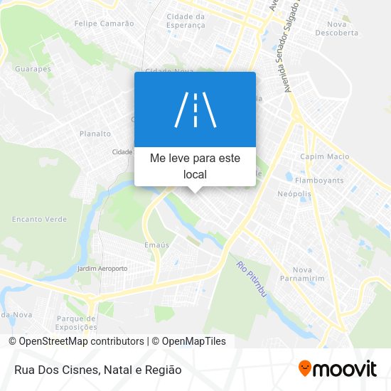 Rua Dos Cisnes mapa