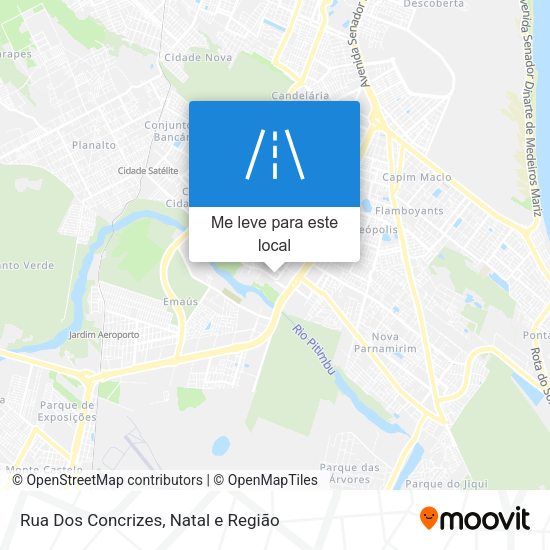 Rua Dos Concrizes mapa