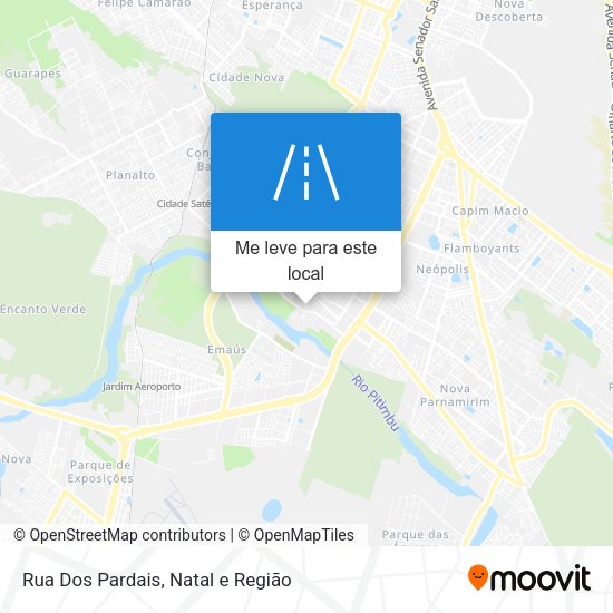 Rua Dos Pardais mapa