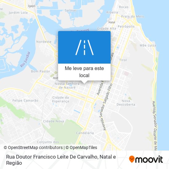 Rua Doutor Francisco Leite De Carvalho mapa