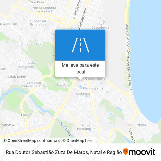 Rua Doutor Sebastião Zuza De Matos mapa