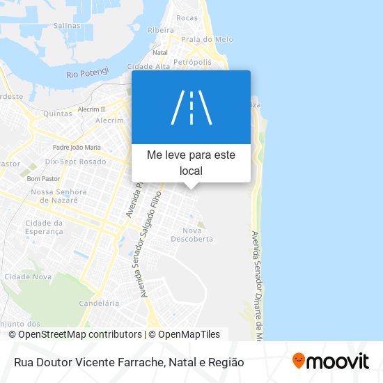 Rua Doutor Vicente Farrache mapa