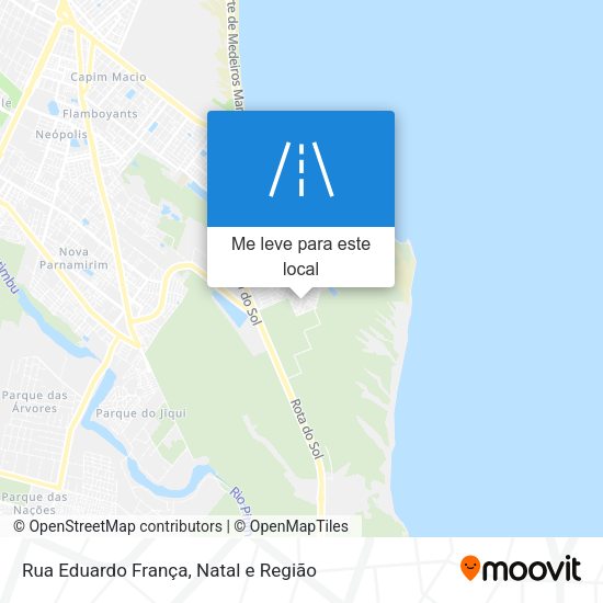 Rua Eduardo França mapa
