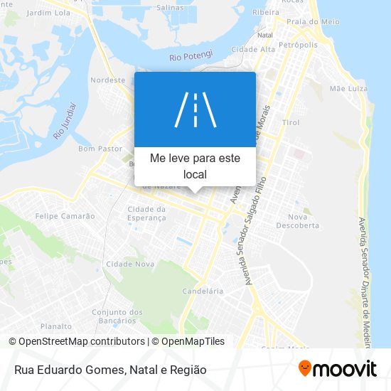 Rua Eduardo Gomes mapa