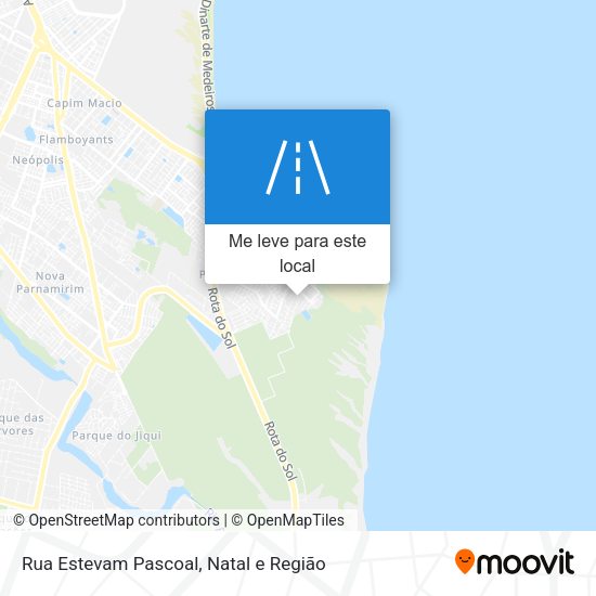 Rua Estevam Pascoal mapa