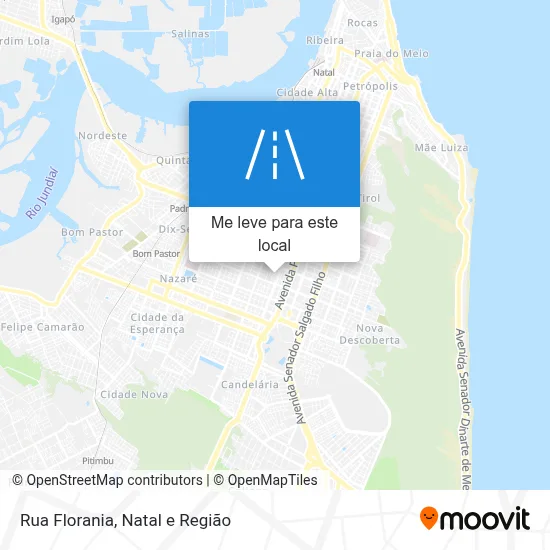 Rua Florania mapa