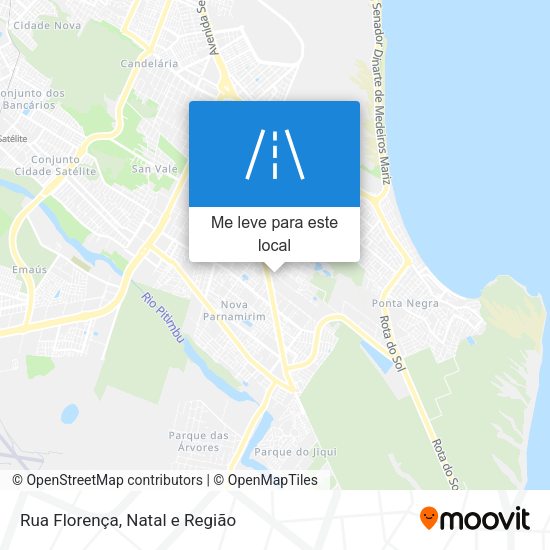 Rua Florença mapa
