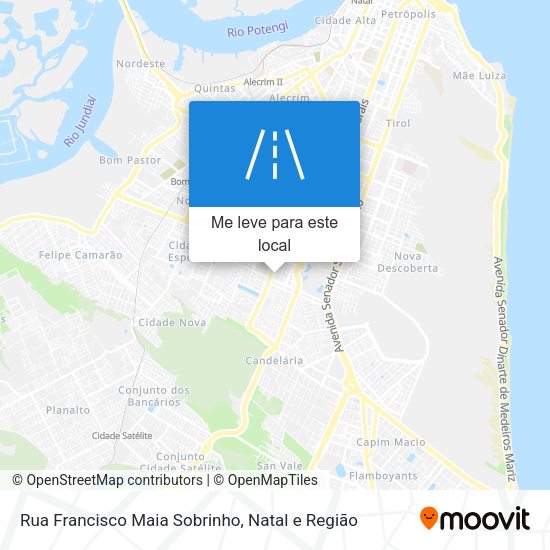 Rua Francisco Maia Sobrinho mapa