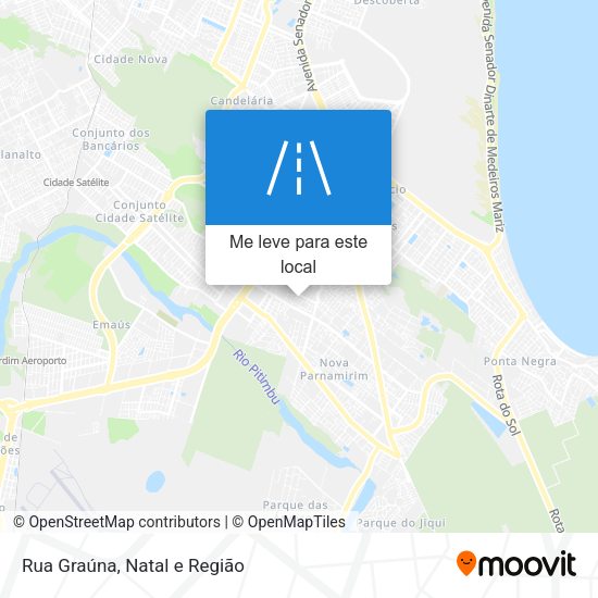 Rua Graúna mapa