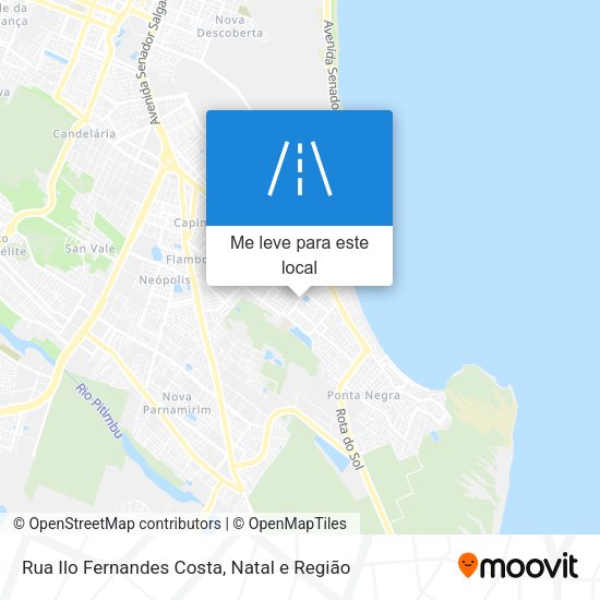 Rua Ilo Fernandes Costa mapa