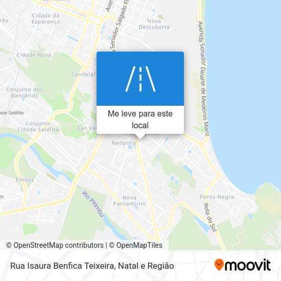 Rua Isaura Benfica Teixeira mapa