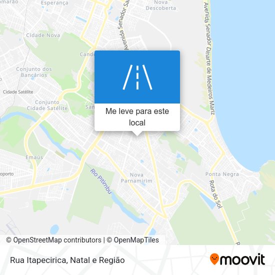 Rua Itapecirica mapa