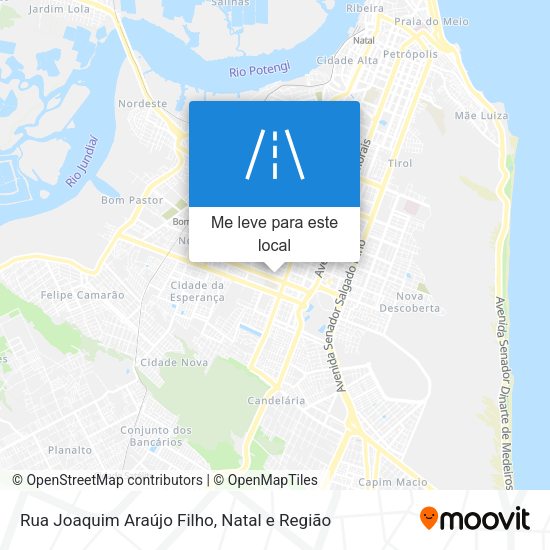 Rua Joaquim Araújo Filho mapa