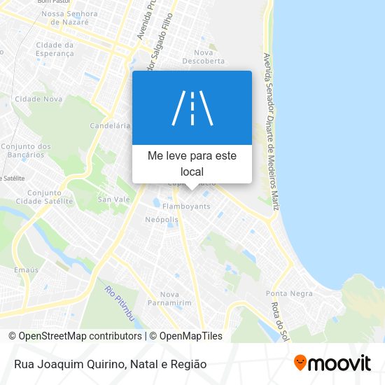 Rua Joaquim Quirino mapa
