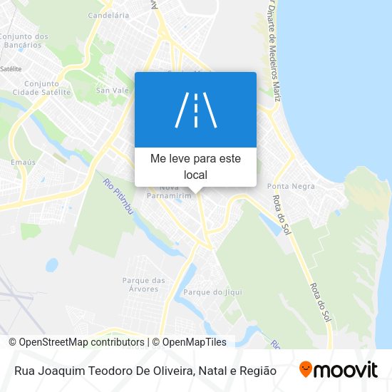 Rua Joaquim Teodoro De Oliveira mapa