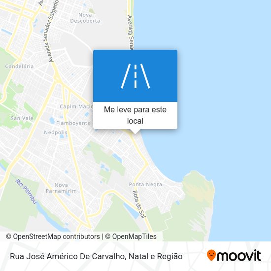 Rua José Américo De Carvalho mapa