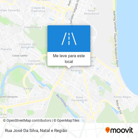 Rua José Da Silva mapa