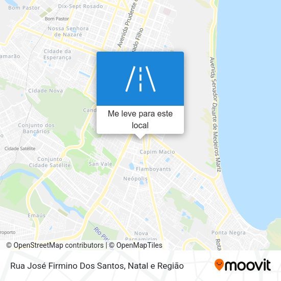 Rua José Firmino Dos Santos mapa