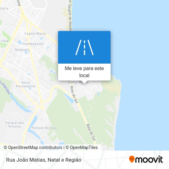 Rua João Matias mapa