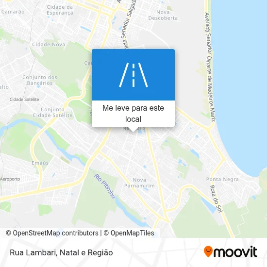 Rua Lambari mapa