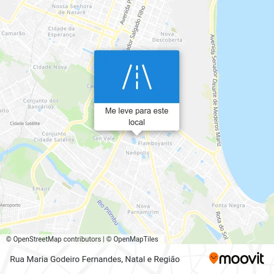 Rua Maria Godeiro Fernandes mapa