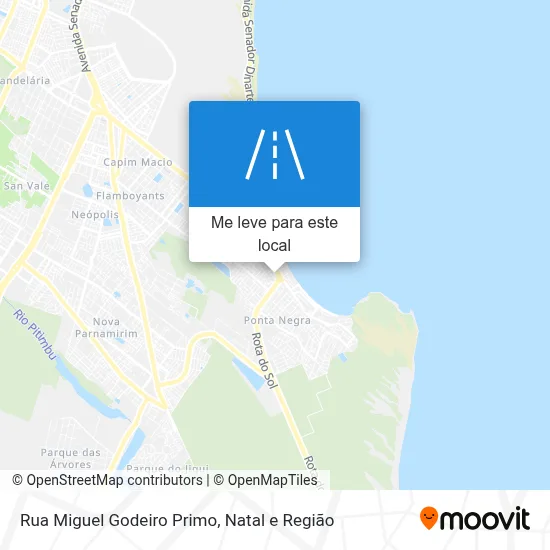 Rua Miguel Godeiro Primo mapa