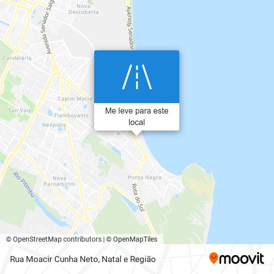 Rua Moacir Cunha Neto mapa