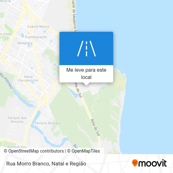 Rua Morro Branco mapa