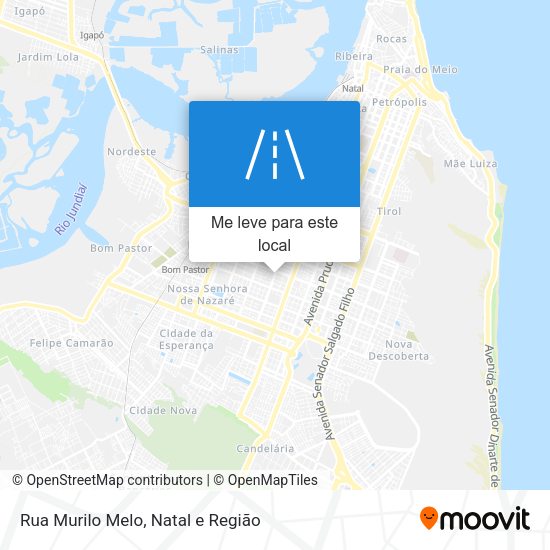 Rua Murilo Melo mapa