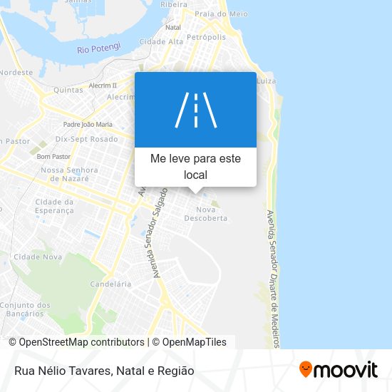 Rua Nélio Tavares mapa