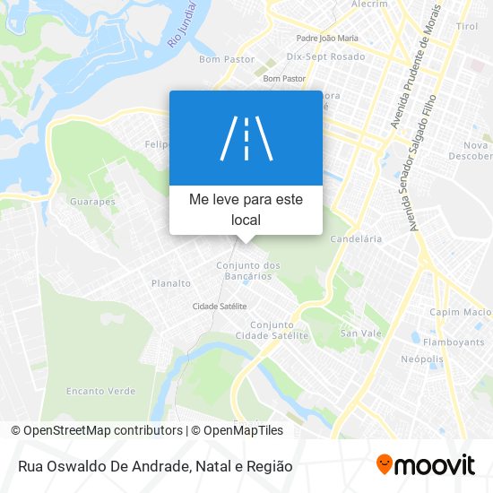 Rua Oswaldo De Andrade mapa