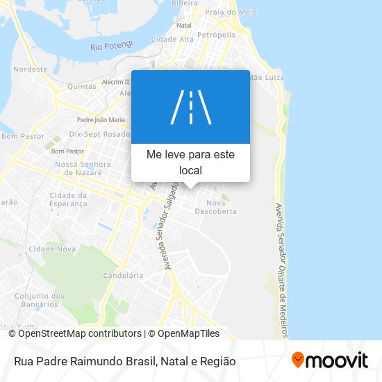 Rua Padre Raimundo Brasil mapa