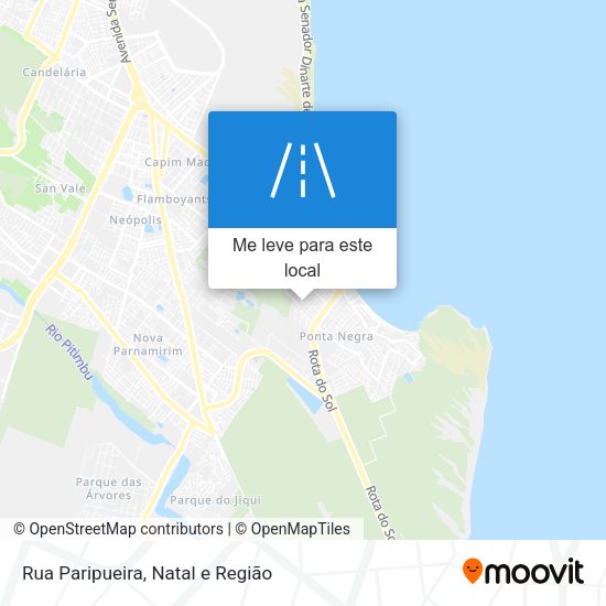 Rua Paripueira mapa