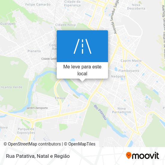 Rua Patativa mapa