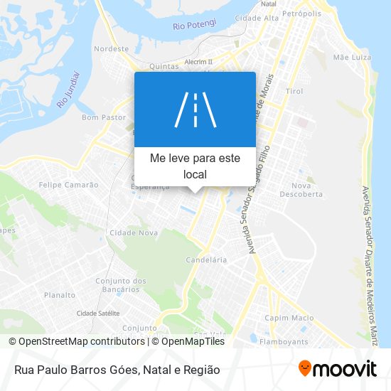 Rua Paulo Barros Góes mapa