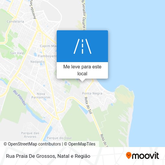 Rua Praia De Grossos mapa