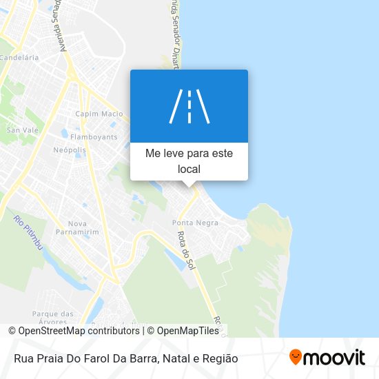 Rua Praia Do Farol Da Barra mapa