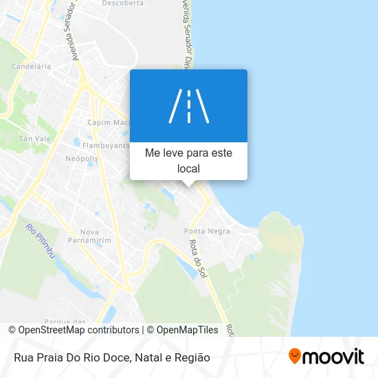 Rua Praia Do Rio Doce mapa