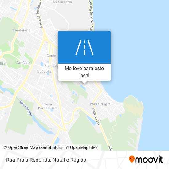 Rua Praia Redonda mapa