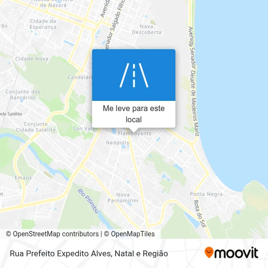 Rua Prefeito Expedito Alves mapa