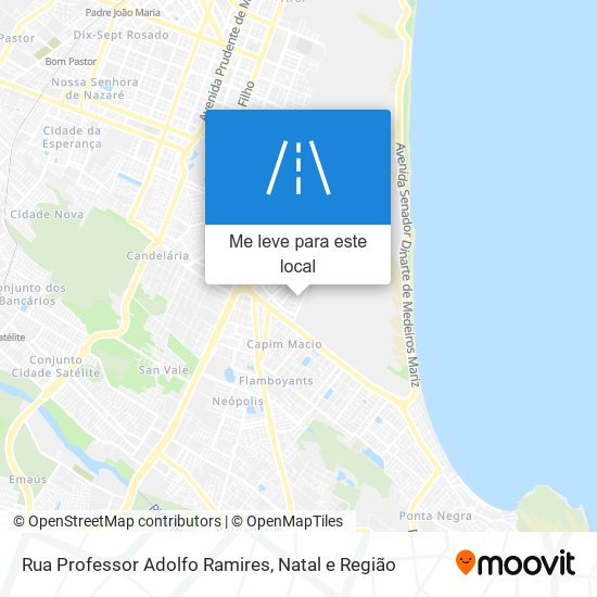 Rua Professor Adolfo Ramires mapa