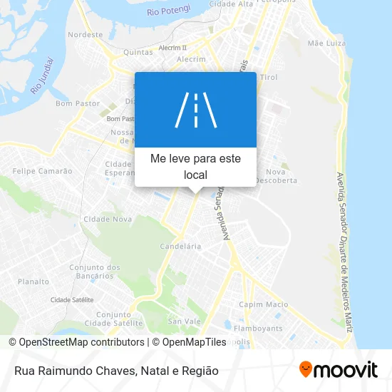 Rua Raimundo Chaves mapa