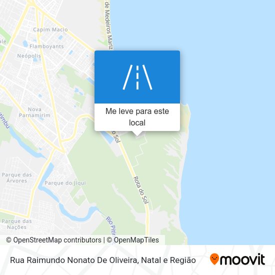 Rua Raimundo Nonato De Oliveira mapa