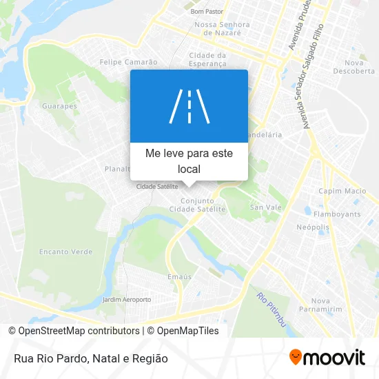 Rua Rio Pardo mapa