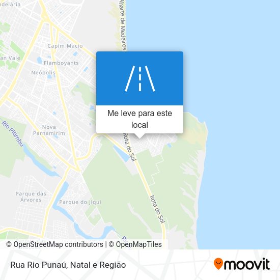 Rua Rio Punaú mapa