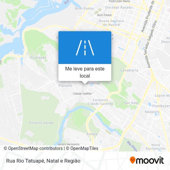 Rua Rio Tatuapé mapa