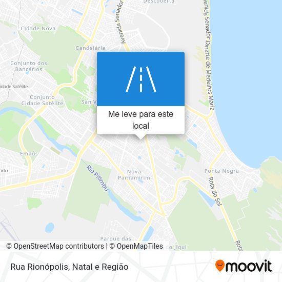 Rua Rionópolis mapa