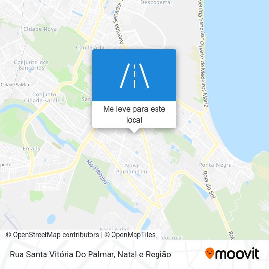 Rua Santa Vitória Do Palmar mapa
