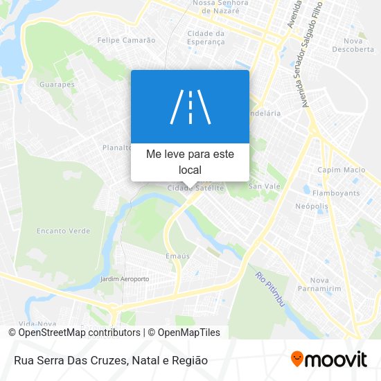 Rua Serra Das Cruzes mapa